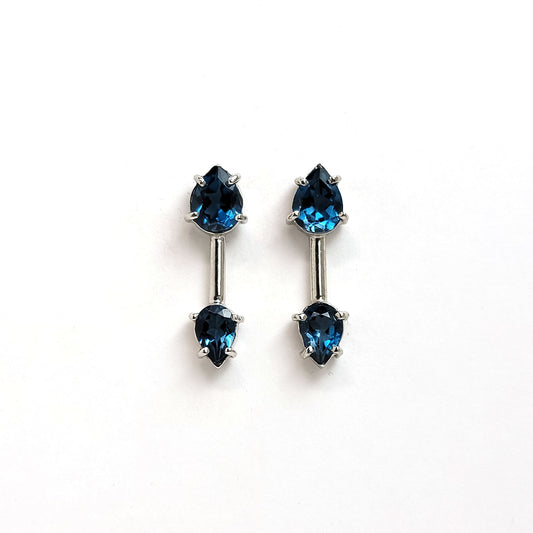 ET Earrings - London Blue Topaz