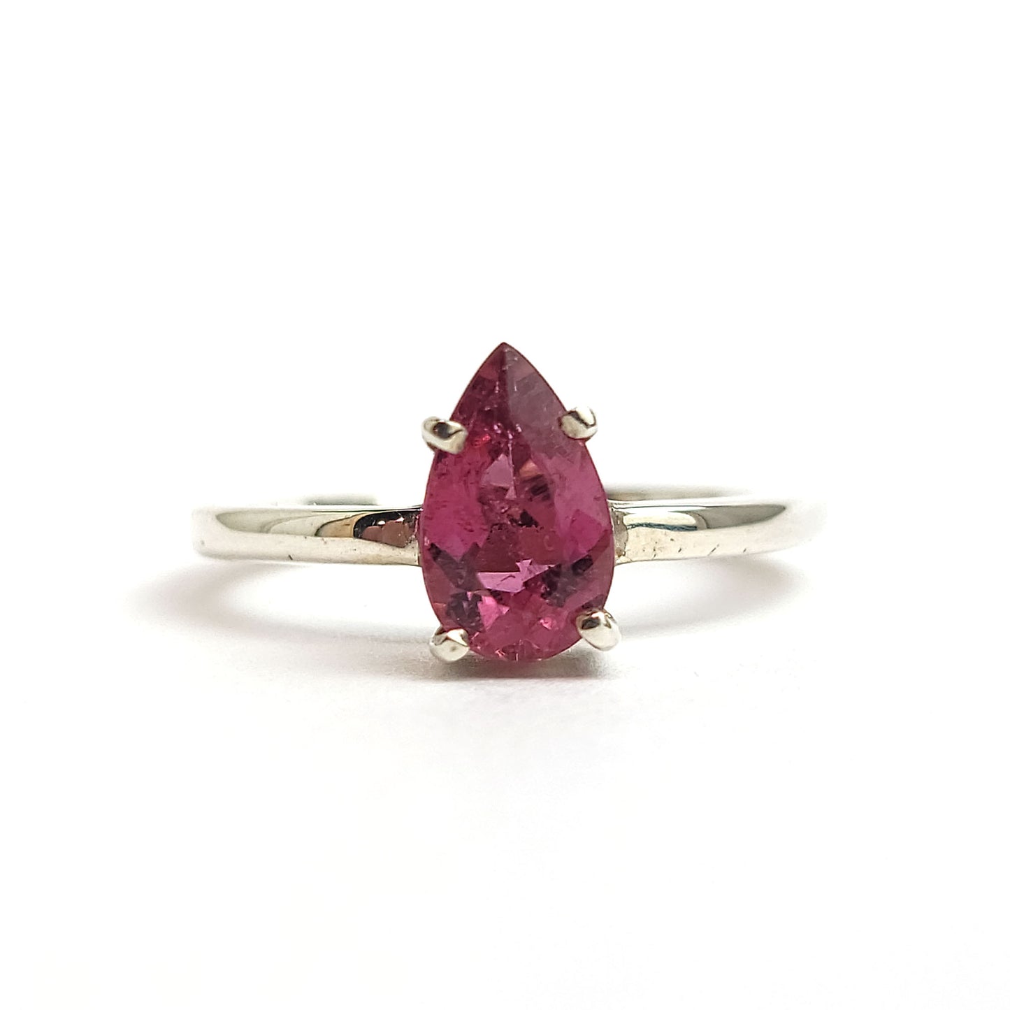 Pink Tourmaline - Sterling Silver Ring