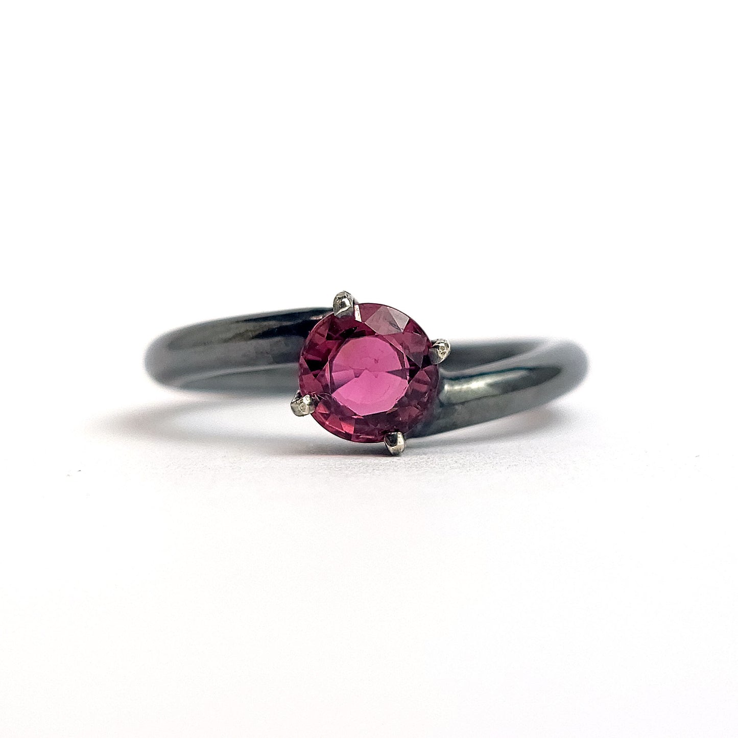 Rubellite - Sterling Silver Ring