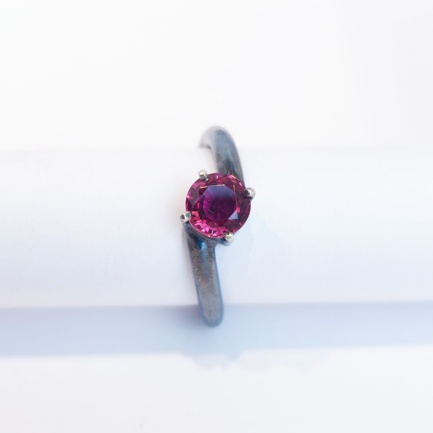 Rubellite - Sterling Silver Ring