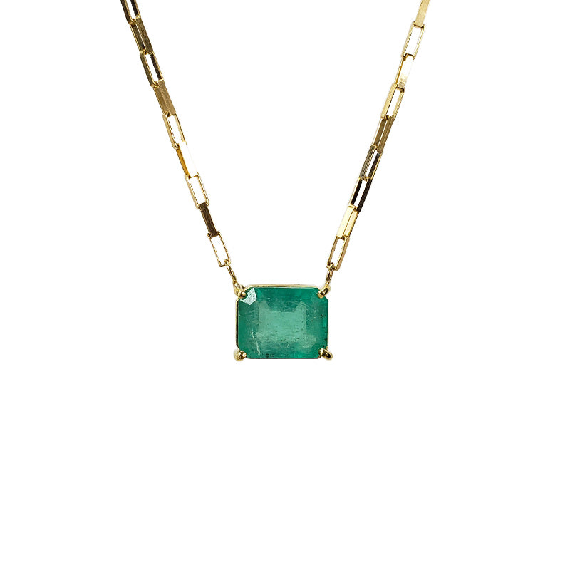 Solitaire Emerald Gold